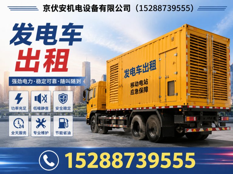 抚州应急发电机出租展示图