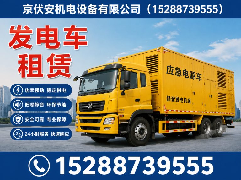 抚州发电车出租展示图